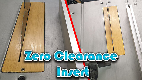 DIY Table Saw Zero Clearance Insert Plate: Quick and Easy Woodworking Hack!