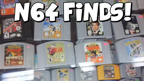 Yard Sale and Flea Market NINTENDO 64 FINDS! - ABrandonToThePast