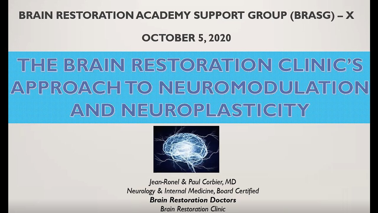 Neuromodulation & Neuroplasticity - Oct. 05, 2020