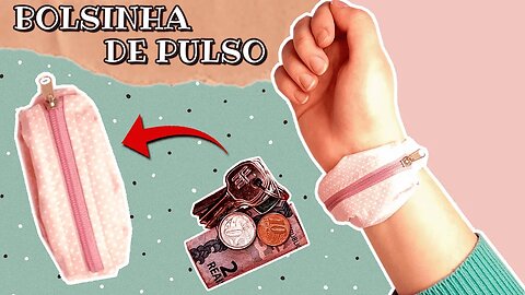 CARREGUE apenas o ESSENCIAL! / Bolsinha de pulso - Passo a passo