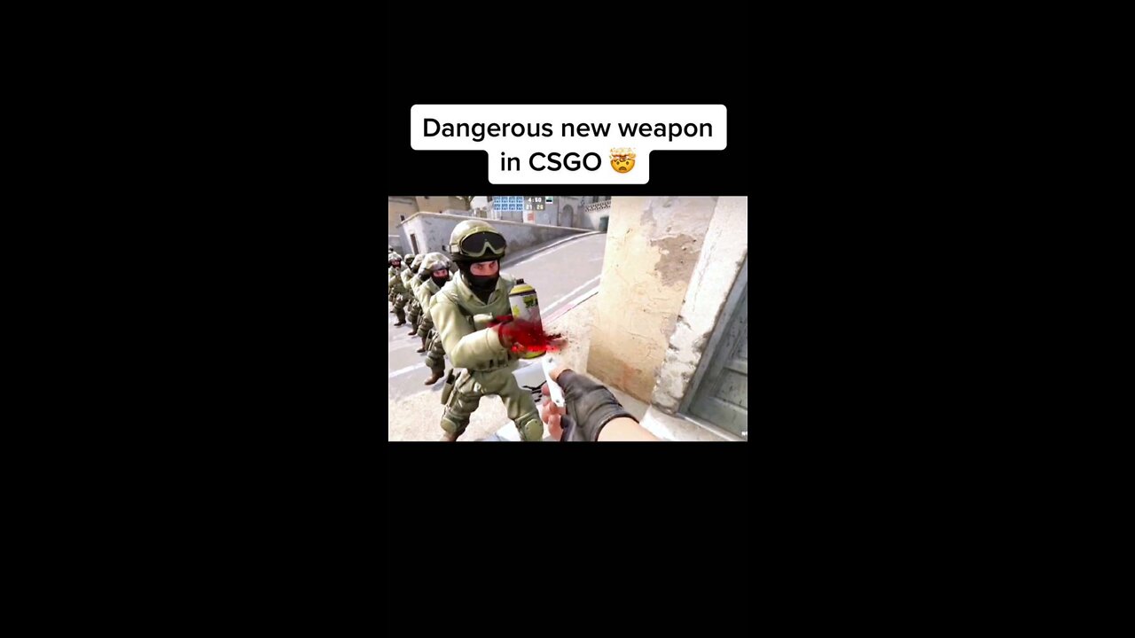 Dangerous new weapon in CSGO 🤯