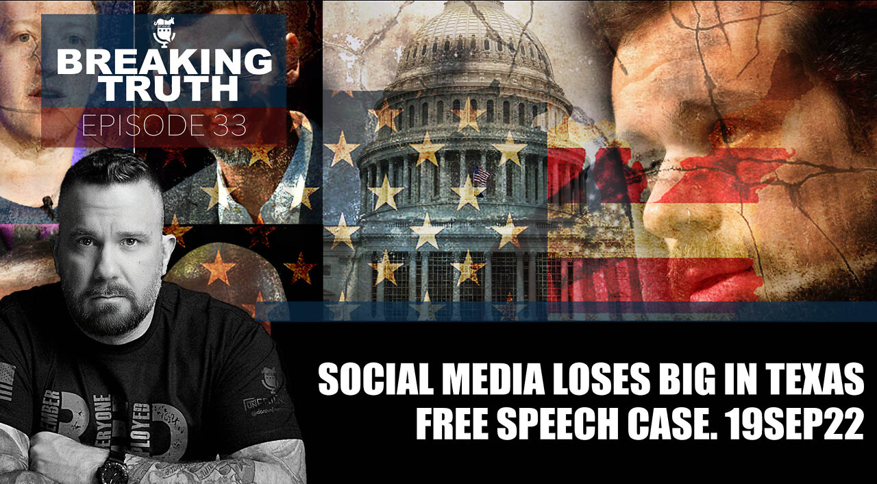 Social Media loses big in Texas free speech case. 19SEP22