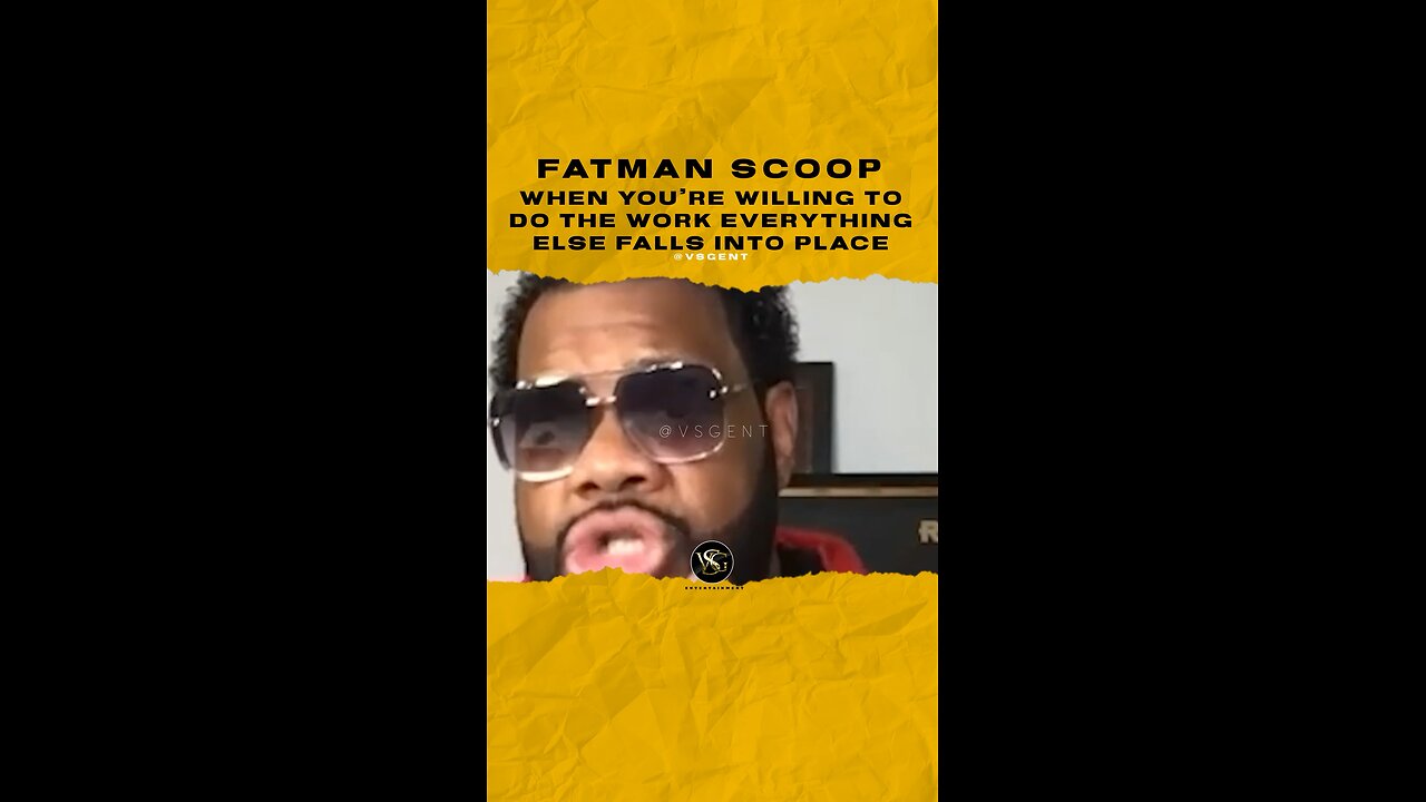 @fatmanscoop When you’re willing to do the work everything else falls into place