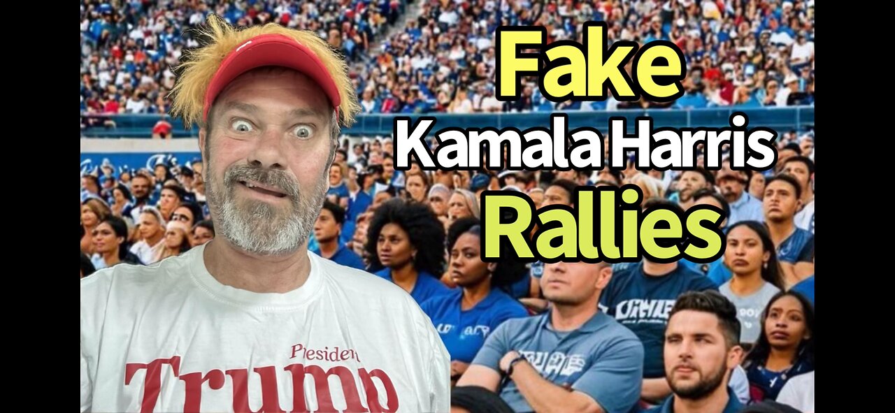 Are Kamala Harris Rallies FAKE ?