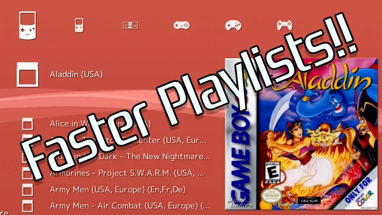 Faster Playlists for RetroArch on AutoBleem and BleemSync