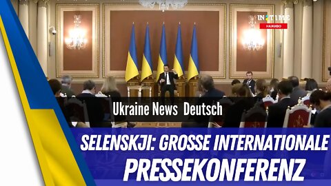 Selenskyj hält große Internationale Pressekonferenz