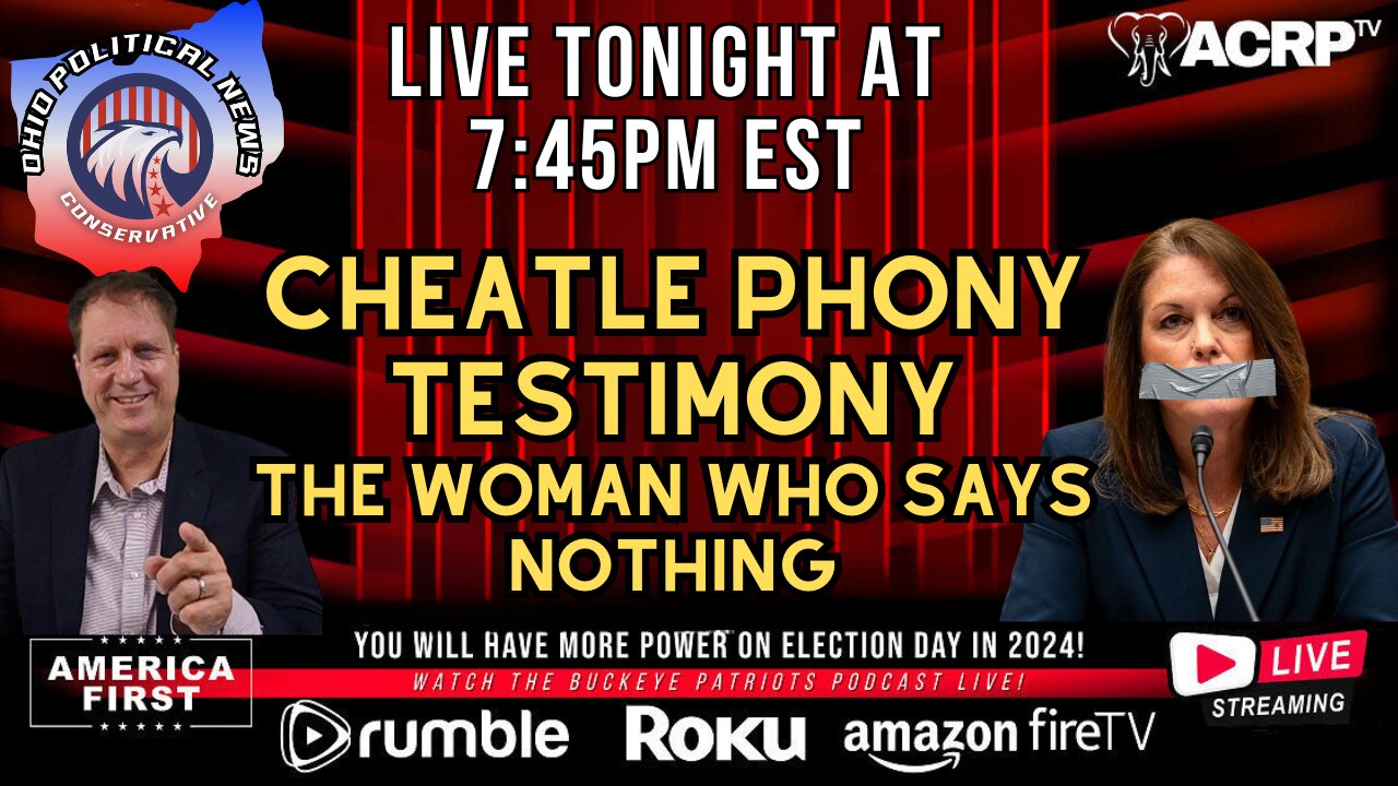 Cheatle Phony Testimony | The Woman Who Says Nothing