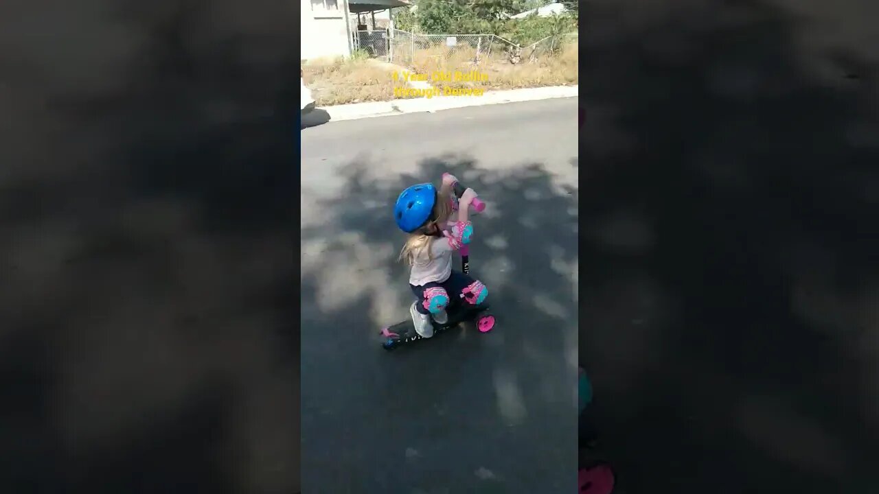 4 Year Old Rollin through Denver like a Boss!