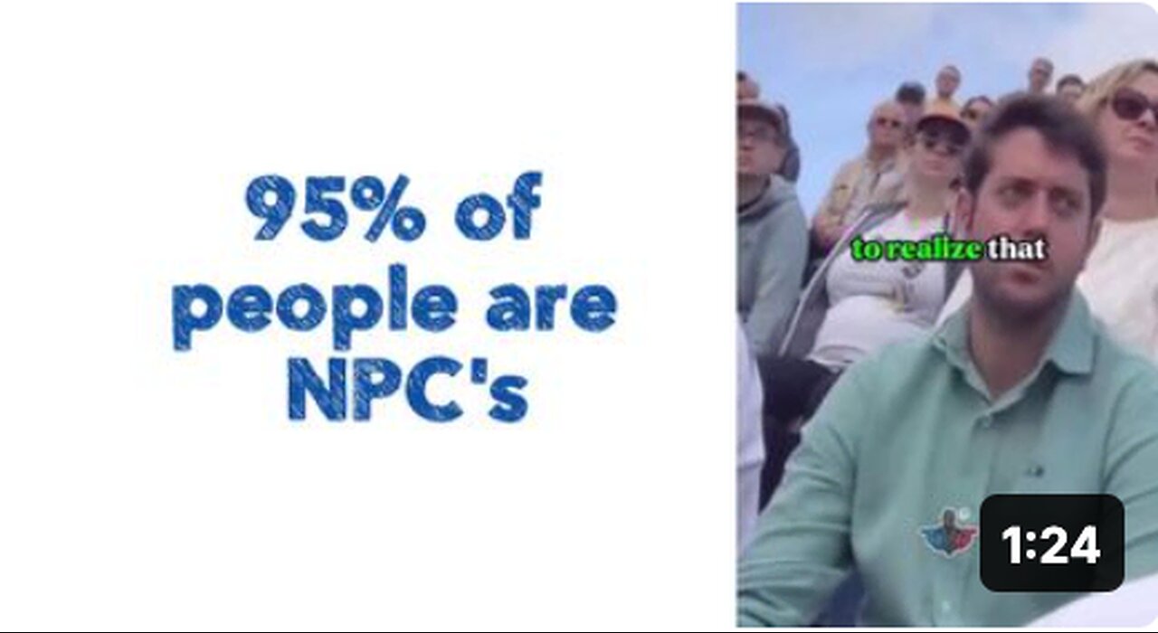 95% of people are NPC's