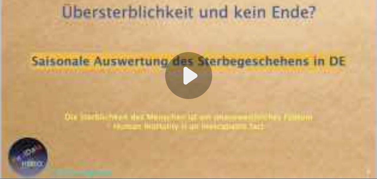 15.8.24 ⚰️ Übersterblichkeit und kein Ende? 13.08.2024👈 REAL-DATA-HERO