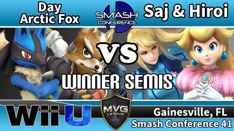 ONI|Day & Arctic Fox vs. Saj & Hiroi - Teams SSB4 Winners Semis - Smash Conference 41