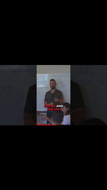 All you need is ONE ad and ONE VSL.. #salestraining #salescoach #sales