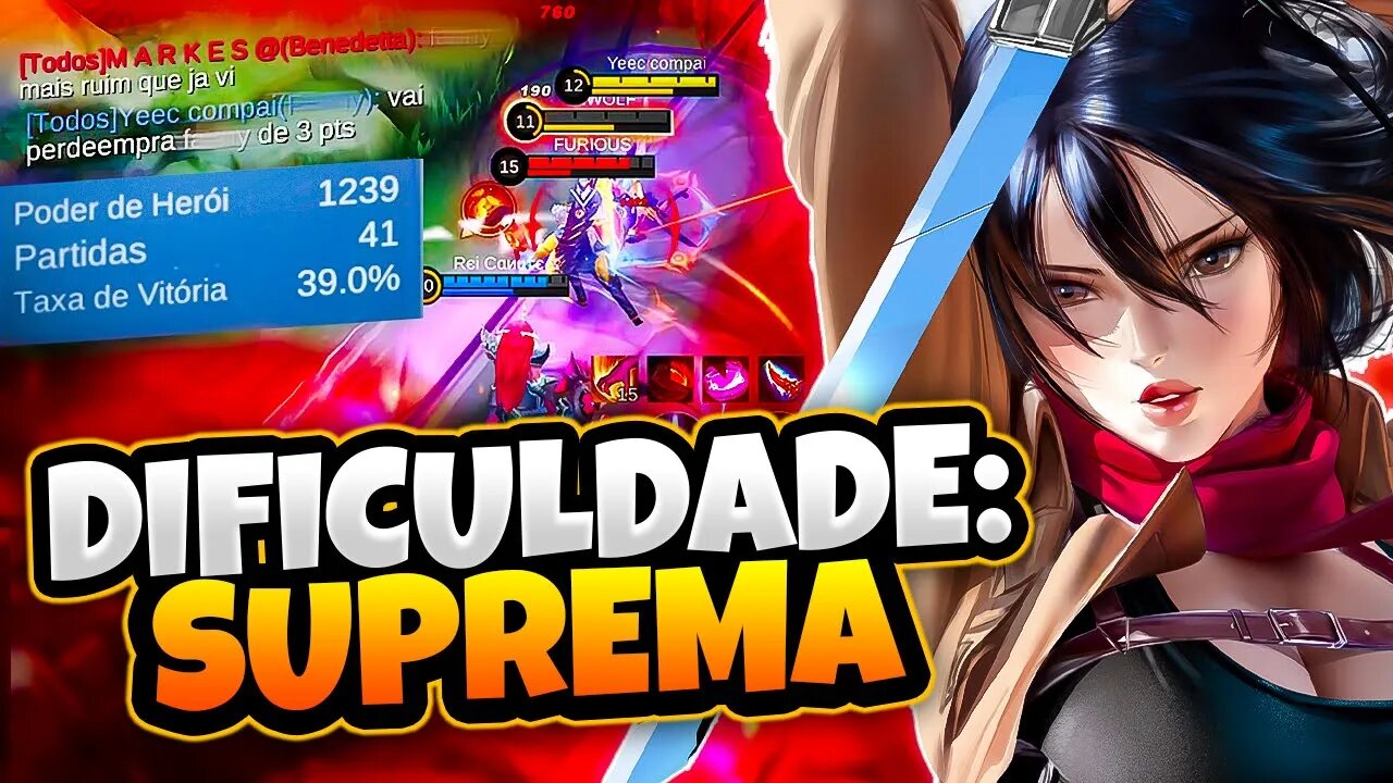 SE EU SOUBESSE QUE ERA TÃO FÁCIL JOGAR COM ELA EU VIRAVA MAIN ANTES | MOBILE LEGENDS