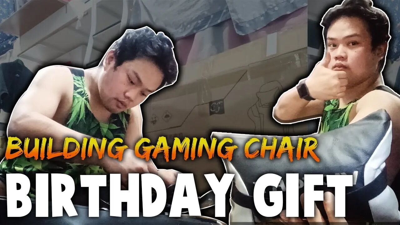 MY FIRST EVER GAMING CHAIR (Girlfriend's Gift) - Kimpoy Sedanto Taiwan Vlog