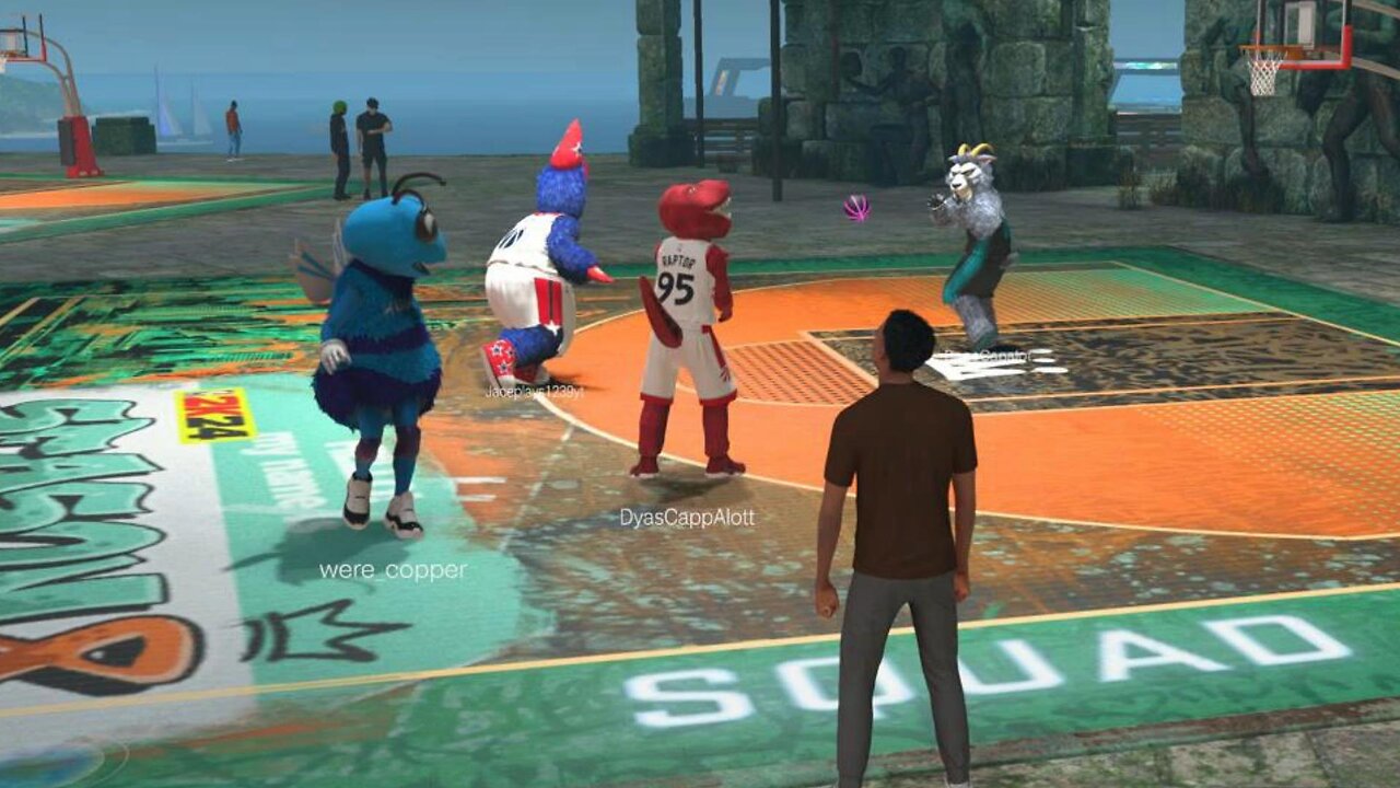 #4 - WATCHING MASCOTS | NBA 2K24 MY CAREER-FELIPE RODRIGO (PS4)