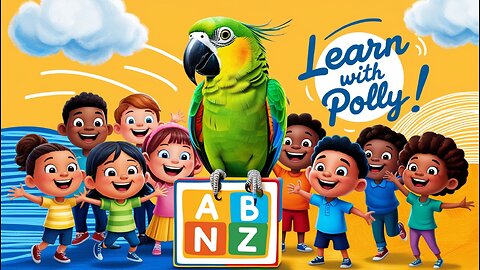 Learn English Alphabet for KIDS With Polly And Friends| ABC|#ABC Song #episode13 #alphabetsong #ABC