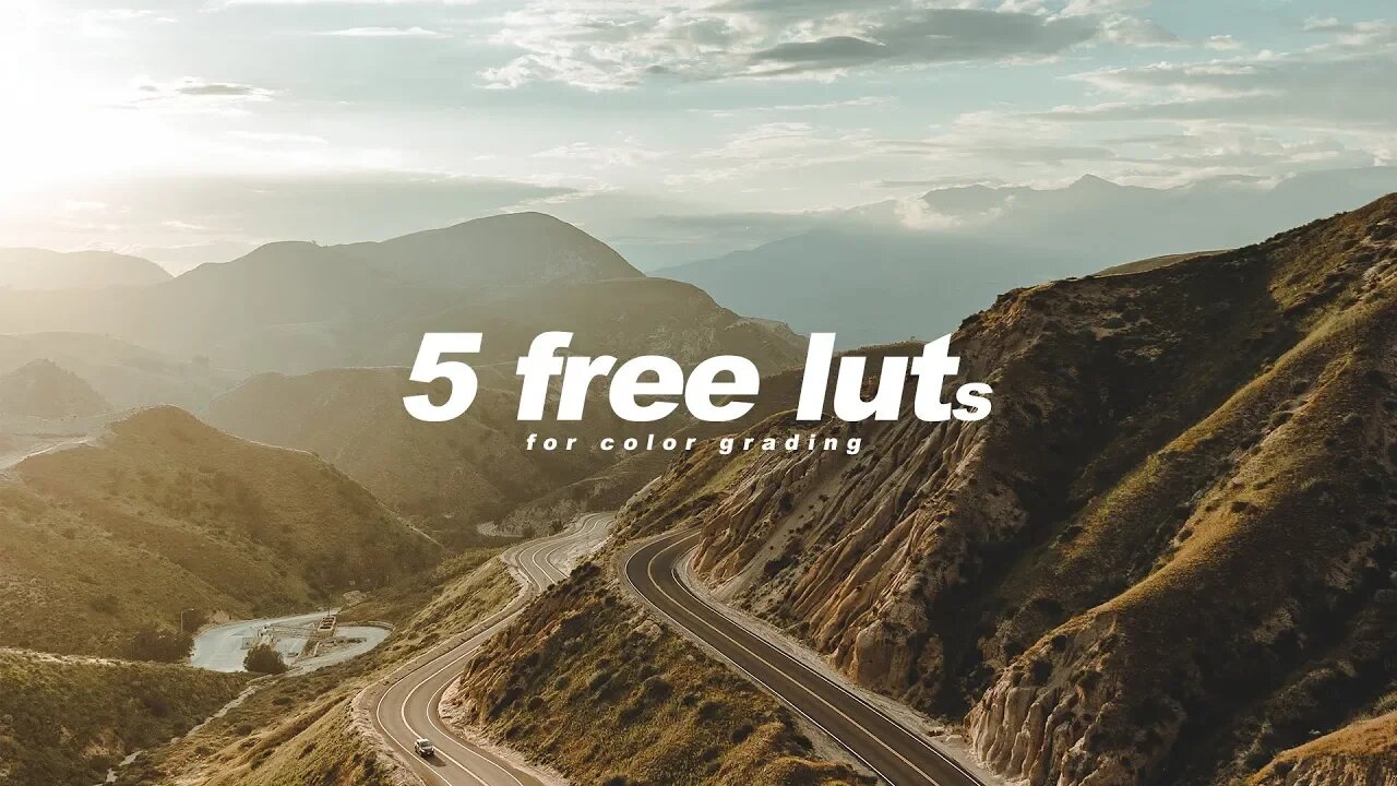 5 FREE CINEMATIC LUTS (for color grading videos)