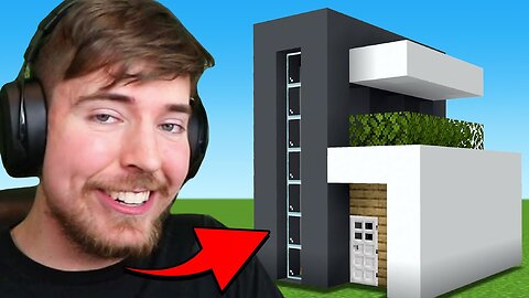 Blockbuster Builds: MrBeast Gives Away a Real House in Minecraft Challenge!