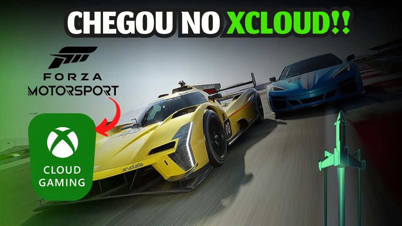 CHEGOU!! FORZA MOTORSPORT no XCLOUD! Jogue no celular Android, IOS, PC Fraco e TV Samsung!!