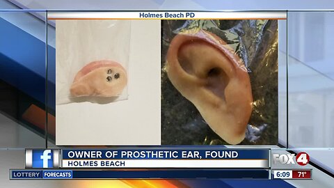 Missing prosthetic ear owner found