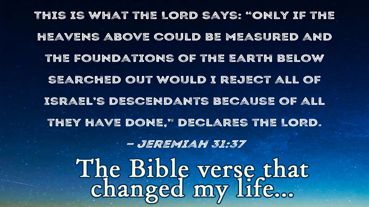 The Bible Verse That Changed My Life (My "Flat Earth" Testimony)