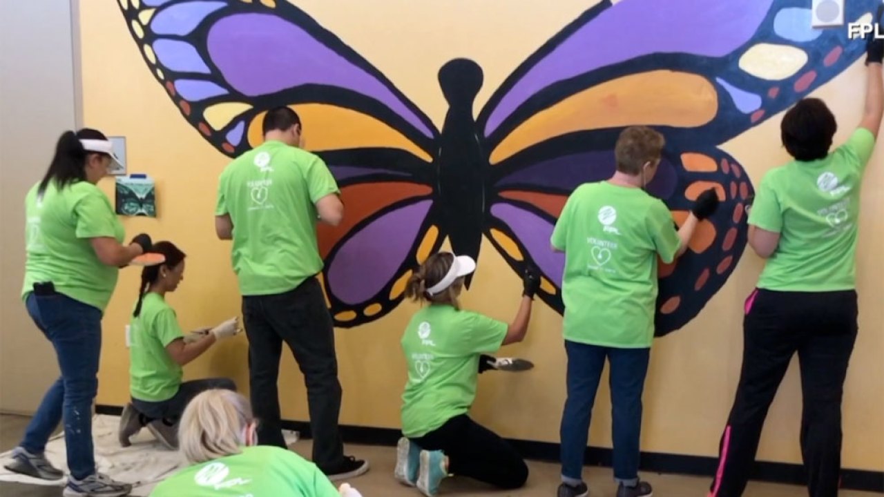 FPL volunteers spruce up local Boys and Girls Club
