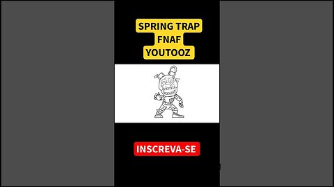 Como Desenhar SPRING TRAP FNAF YOUTOOZ #shorts #fnaf #fivenightsatfreddys #springtrap #youtooz