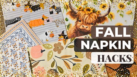 Fall DIY Decoupage Tutorial: Gorgeous Napkin Crafts You Can’t Miss!🎃🍂