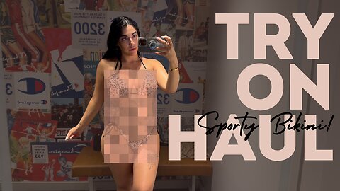 Try On Haul Sporty Bikini!