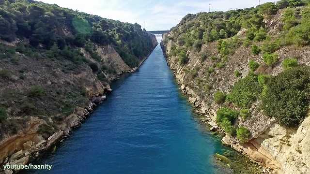 Amazing drone footage of a man-made canal 6.4 km long