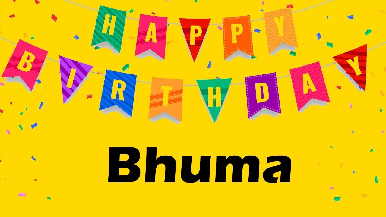 Happy Birthday to Bhuma - Birthday Wish From Birthday Bash