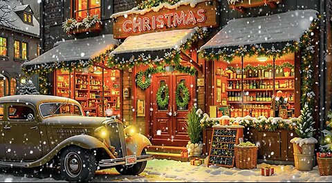 WARM CHRISTMAS JAZZ MUSIC Relaxing Holiday Songs 2025 Cozy Coffee Shop