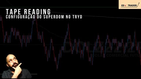 Tape reading: Configuração do gráfico de pontos na plataforma Tryd - Dólar