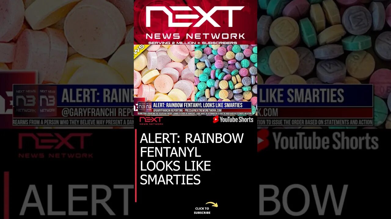 ALERT: RAINBOW FENTANYL LOOKS LIKE SMARTIES #shorts