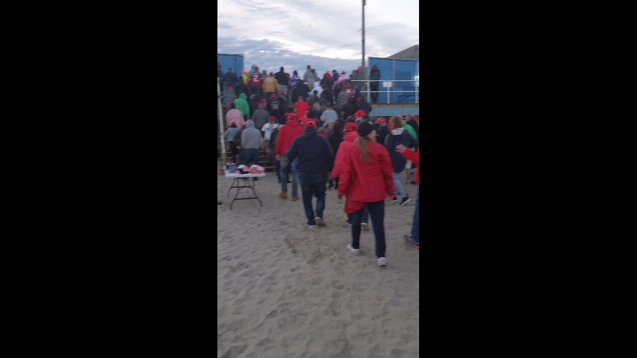 107,000 DEPART WILDWOOD, NJ TRUMP RALLY 🤖🧡