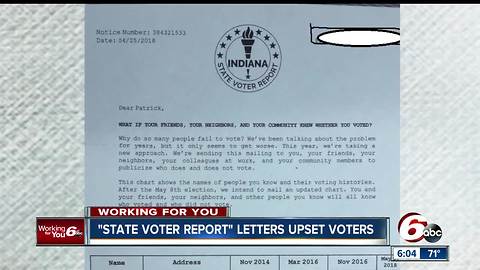 Beware of state voter report letters, secretary of state warns