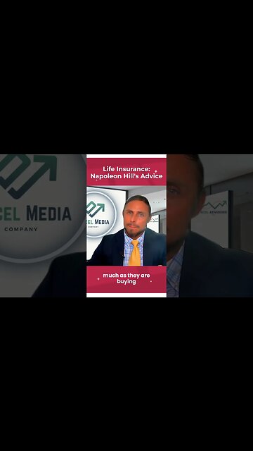 Life Insurance: Napoleon Hill's Advice | Excel Media #shorts