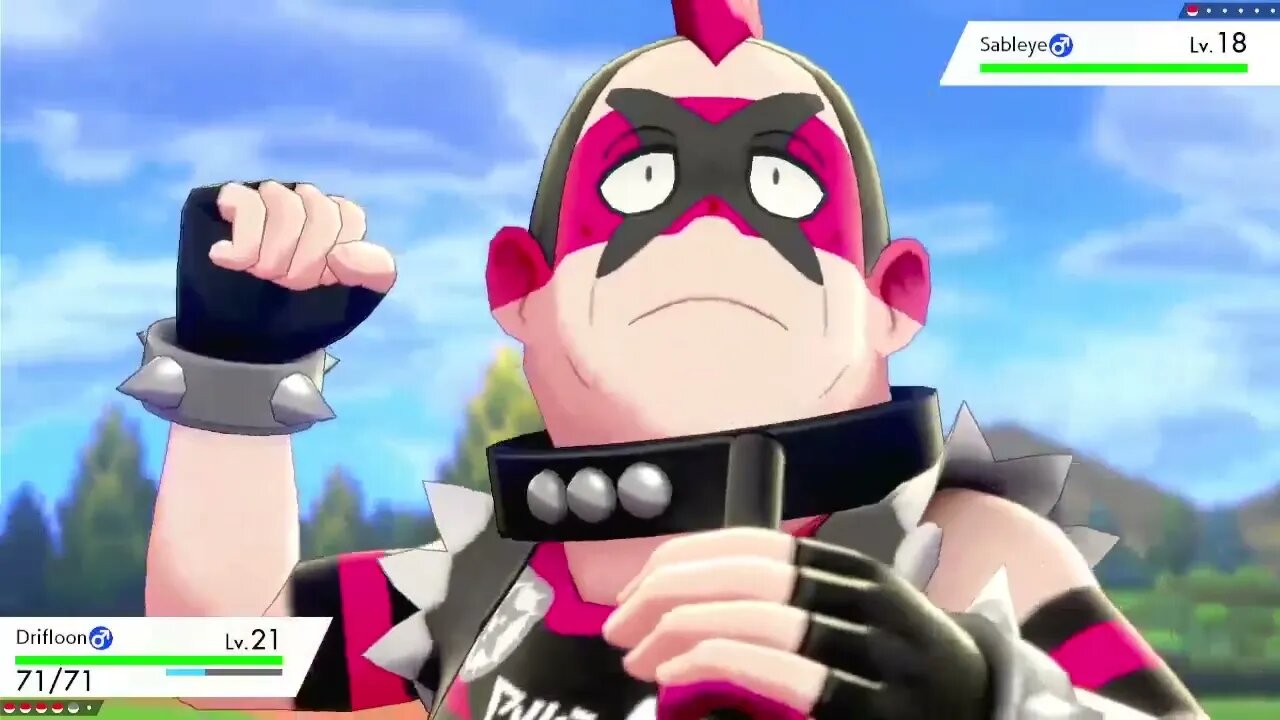 Pokémon Sword - Pokémon Battle vs. Team Yell Grunt