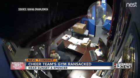 Burglars strike Las Vegas cheer leading gym during competition