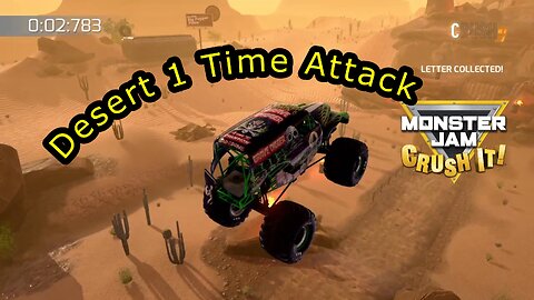 Monster Jam Crush It!: Hill Climb: Desert 1 Time Attack