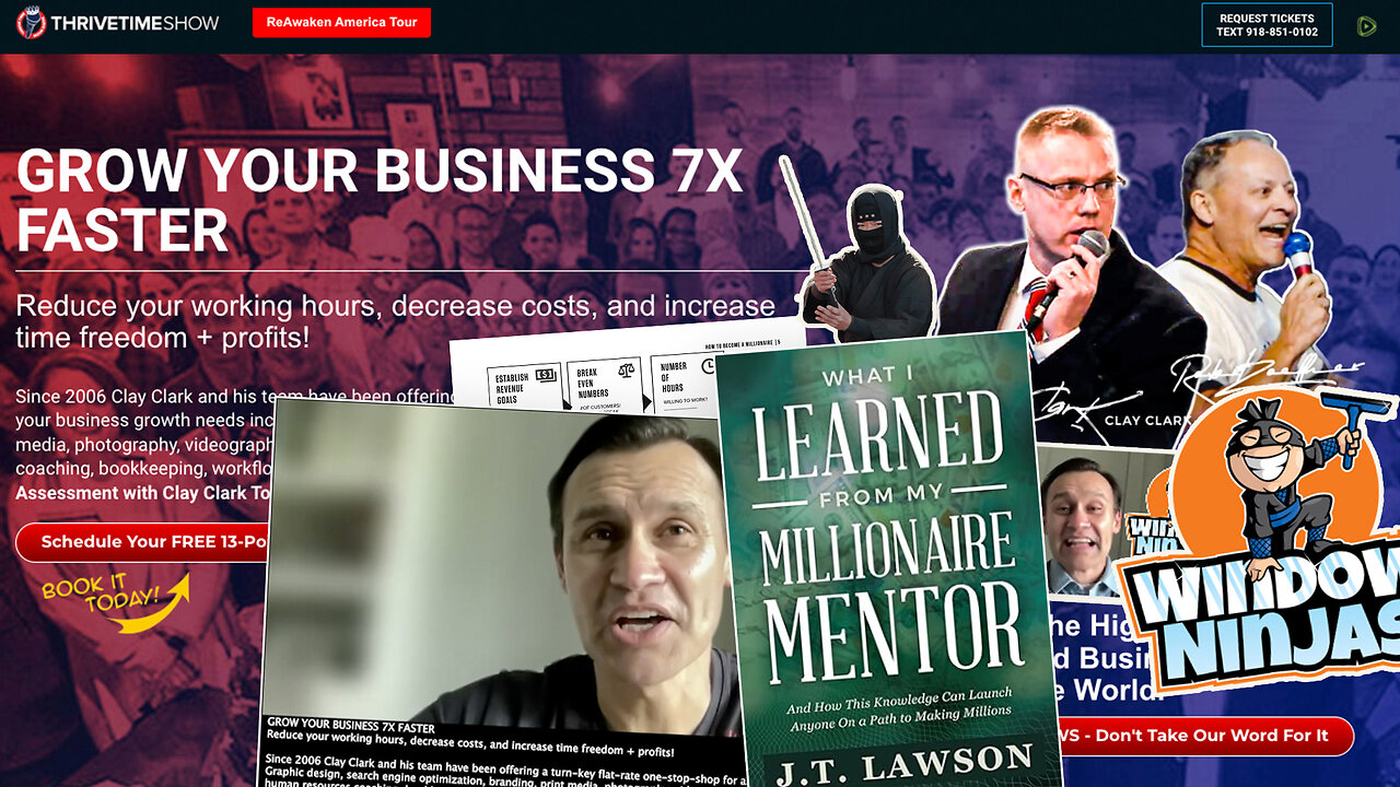 Entrepreneurs | Learn the 4 Secret (Obvious) Steps to Becoming a Millionaire w/ Long-Time Clay Clark Success Story Gabe Salinas & the Author of What I Learned from My Millionaire Mentor: How This Knowledge Can Launch Anyone On a Path to Make Millions