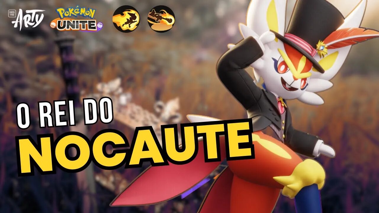 🔥Cinderace é o maior nocauteador do Pokémon Unite? Levei 12 e contando | Gameplay Pokémon Unite