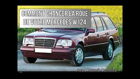 Mercedes Benz W124 - Comment changer la roue de votre voiture pneus tutorial