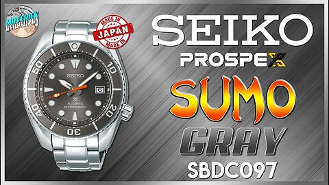 Best Looking Sumo? | Seiko Prospex 3rd Gen Sumo Gray 200m Automatic Diver SBDC097 Unbox & Review