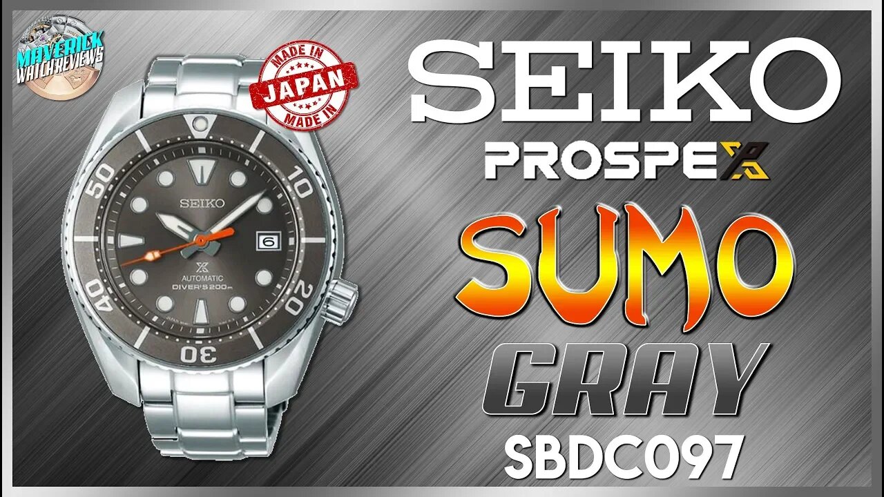 Best Looking Sumo? | Seiko Prospex 3rd Gen Sumo Gray 200m Automatic Diver SBDC097 Unbox & Review