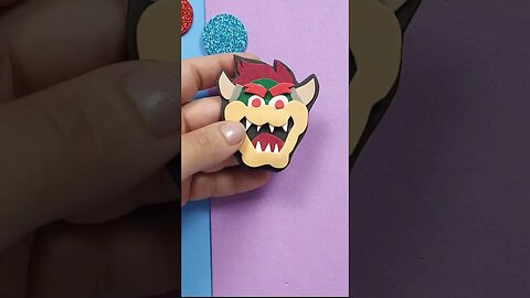 DIY - How to Make Bowser Pencil Topper from Super Mario