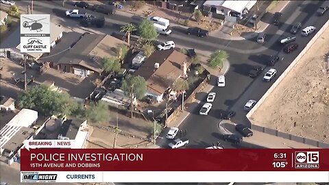 Police situation in Phoenix near 15th Ave and Dobbins