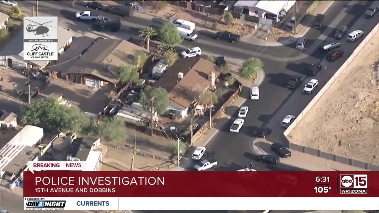 Police situation in Phoenix near 15th Ave and Dobbins