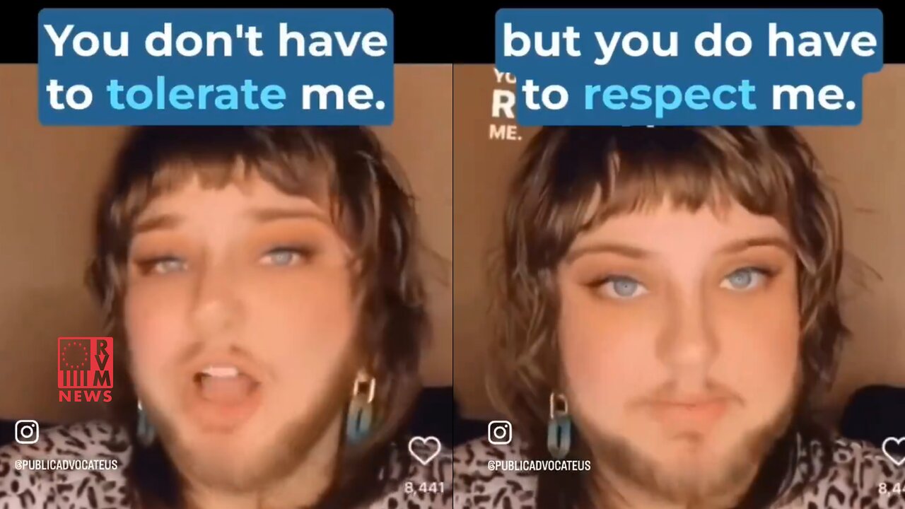 Bearded Fake Female LGBTQ Activist DEMANDS You Respect HIS Pronouns