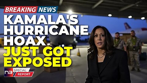 🚨BREAKING: Kamala's Hurricane Hoax Exposed! Loaded Planes Never Took Off, Insiders Reveal All